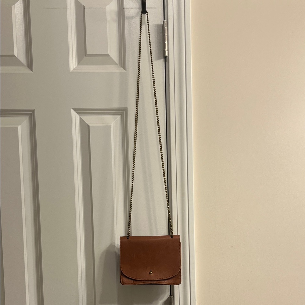 Madewell Brown Leather Crossbody Bag